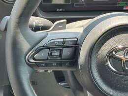 運転中、前方から目線をそらすことなく、オーディオ等の操作が可能な便利機能！安心＆快適なドライブを演出してくれます。