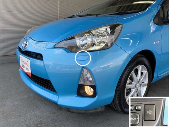 LEDヘッドランプです。十分な明るさを保ちつつも消費電力が少なく、バルブ寿命も長いのが特徴です。瞬時にMAXの光量を発揮するのもLEDならではです。☆ヘッドランプウォッシャー付きです☆