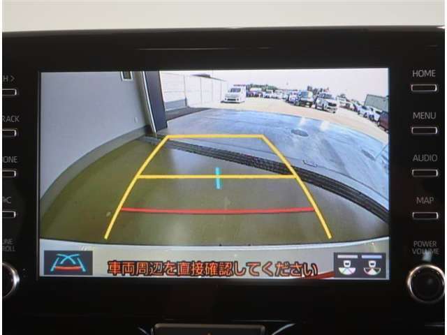 バックガイドモニターで、後方を確認しながら安心して駐車することができます。運転初心者も熟練者も必須の機能ですよ！