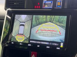 【パノラミックビューモニター】専用のカメラにより、上から見下ろしたような視点で360度クルマの周囲を確認することができます☆死角部分も確認しやすく、狭い場所での切り返しや駐車もスムーズに行えます。