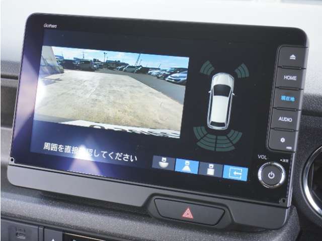 ◆バックカメラ◆リバースにするだけで映ります、後方の安全確認や、狭い駐車場での車庫入れ、雨の日や夜間など視界の悪い時に便利です！安全にバックする為には欠かせない装備です。