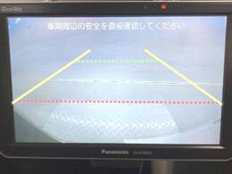 ●ガイドライン付きバックカメラ：不安な駐車もこれで安心！ガイドライン付きなので狭い箇所での駐車もラクラクです！