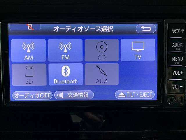 純正SDナビ、地デジTV付き、Bluetoothオーディオ・CDも再生可能です！ナビ付き条件でお探しの方は必見です！