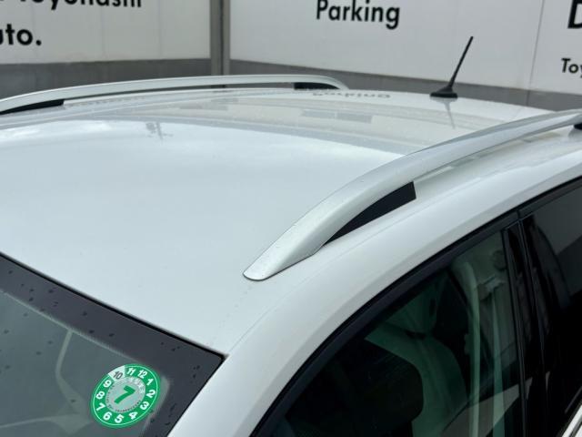 シルバールーフレールはスタイリッシュなSUVスタイルを際立たせます。