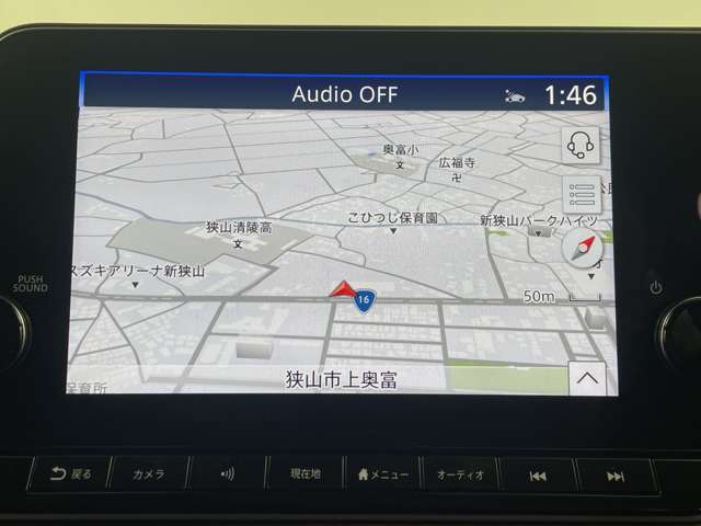 【カーナビ】『カーナビ』の画像になります。ナビ利用時のマップ表示は見やすく、いつものドライブがグッと楽しくなります！