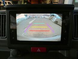 バックカメラも鮮明で見やすいです。駐車の補助に役立ちます！