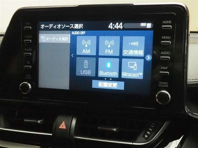 AM,FM、Bluetoothも接続できます。