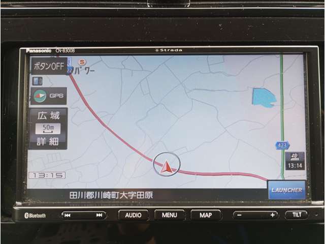 【ナビ】ナビが付いているので、知らない道でも安心して運転できますね！