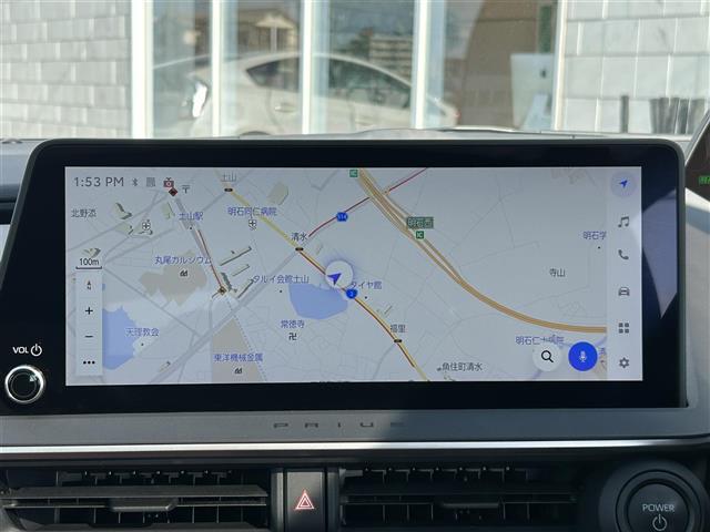 【純正ナビ】専用設計で車内の雰囲気にマッチ。ナビ利用時のマップ表示は見やすく、いつものドライブがグッと楽しくなります。
