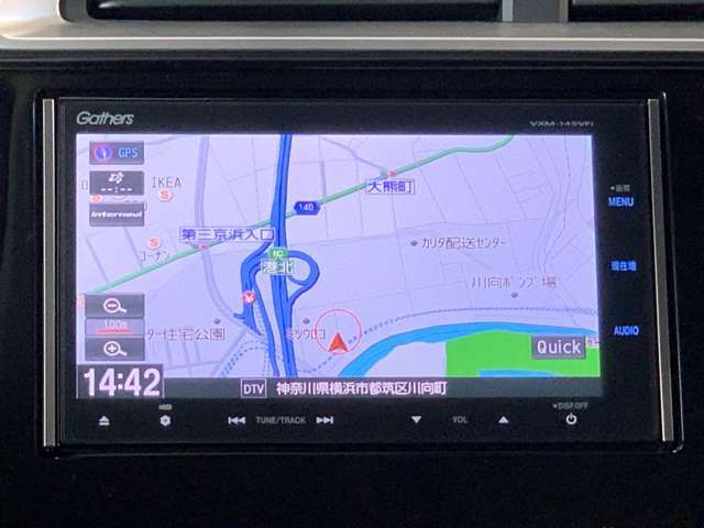 ホンダ純正ナビ付き！独自のインターナビ搭載により、リアルタイムの交通渋滞情報だけでなく、お出掛け先の天気や様々な情報も取得できドライブをよりお愉しみ頂けます！♪