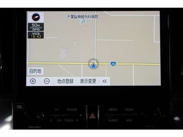 【純正ナビ】　充実した機能、使いやすい純正ナビです。