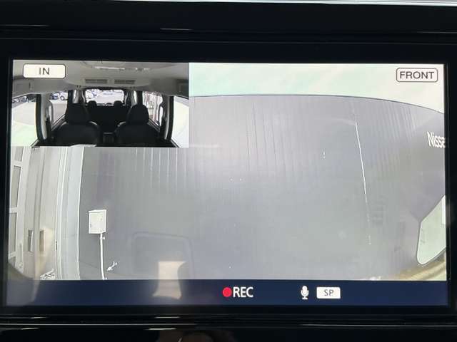 純正のドライブレコーダー付き。ドライブレコーダーの映像もナビモニターで確認できます。