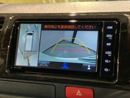 全方位モニターがついています！　車の周囲を360°安全確認できるので、普段の駐車はもちろんの事、縦列駐車や幅寄せの際にも活躍してくれますよ。