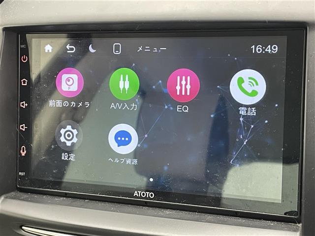 【　ディスプレイオーディオ　】AppleCarplay、AndroidAuto等のスマホ連携機能が利用可能です。スマホにインストールしている連携対応の地図アプリ等が表示可能となります。