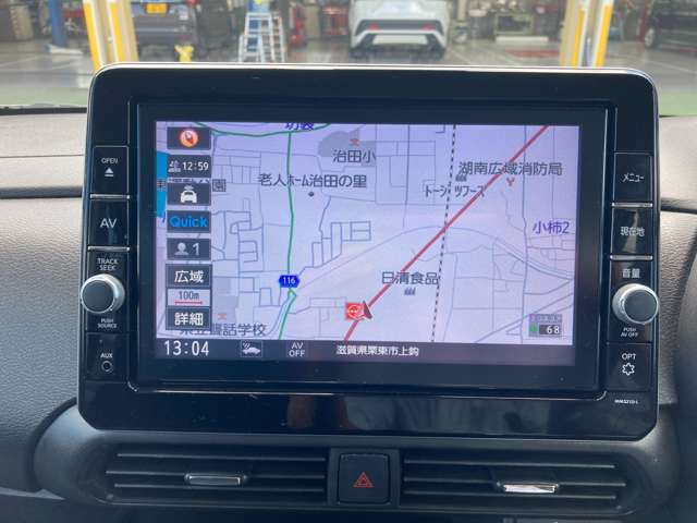 純正ナビゲーションです。　初めて走る道でも安心して運転が出来ます。