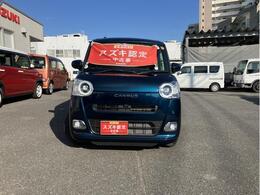 丸いヘッドライトが魅力の個性的なフロントデザイン！白い光・ハイレスポンス、低燃費の【LEDヘッドランプ】！