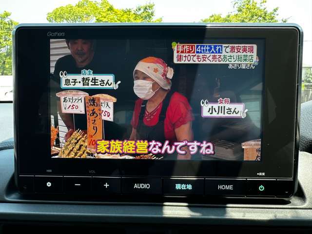バックカメラも装着しております！後方視界も安心です！