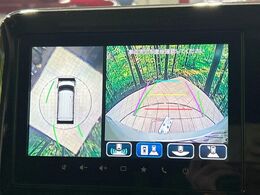 【全方位モニター用カメラ】専用のカメラにより、上から見下ろしたような視点で360度クルマの周囲を確認することができます☆死角部分も確認しやすく、狭い場所での切り返しや駐車もスムーズに行えます。