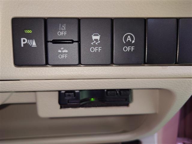 クリアランスソナー装備！衝突被害軽減ブレーキ＆車線逸脱警報装備！アイドリングストップで燃費削減！ETCで高速も快適！