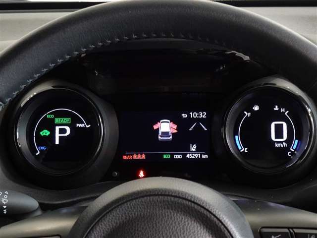 機能的で見やすいメーターです。