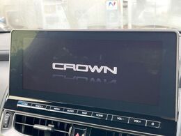 【12.3インチワイドナビ】高級感とインパクトのある大型ワイドナビを装備。各種オーディオ操作はもちろん、横長ワイド画面でのマップ2分割表示など、利便性も高いナビです♪