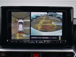 パノラマモニター：車を真上から見たような映像が表示されるので、駐車の際はとても便利です☆