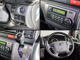 ステアリング・シフトノブ・インテリアパネルがダークプライムIIならではのマホガニー調黒木目になってます！