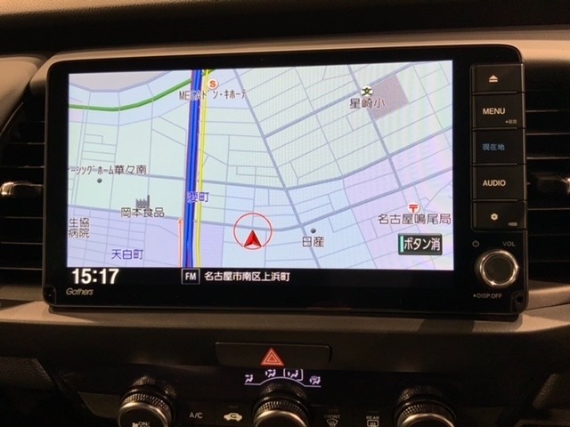 ギャザズナビ搭載です。知らない道も安心ですね！