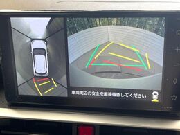 【パノラミックビューモニター】専用のカメラにより、上から見下ろしたような視点で360度クルマの周囲を確認することができます☆死角部分も確認しやすく、狭い場所での切り返しや駐車もスムーズに行えます。