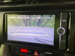 【バックカメラ】駐車時に後方がリアルタイム映像で確認できます。大型商業施設や立体駐車場での駐車時や、夜間のバック時に大活躍！運転スキルに関わらず、今や必須となった装備のひとつです！