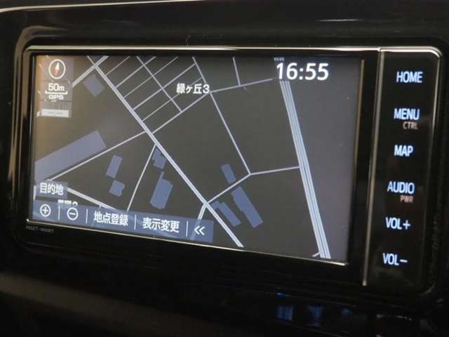 トヨタ純正ナビ装備！フルセグTV視聴、CD・DVD再生、Bluetooth接続可能です！