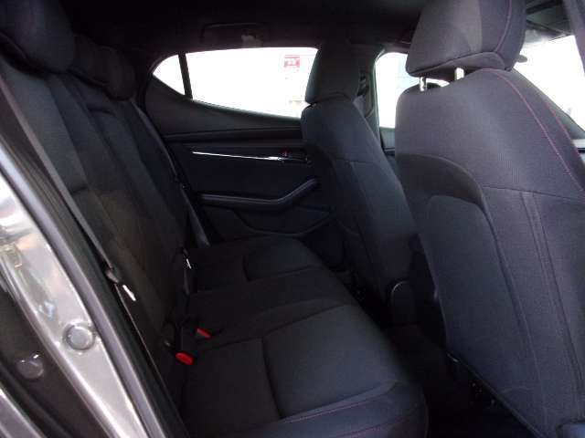 後席の足元にも余裕の有るスペースがあり、大人の方でもリラックスして座っていただけます。