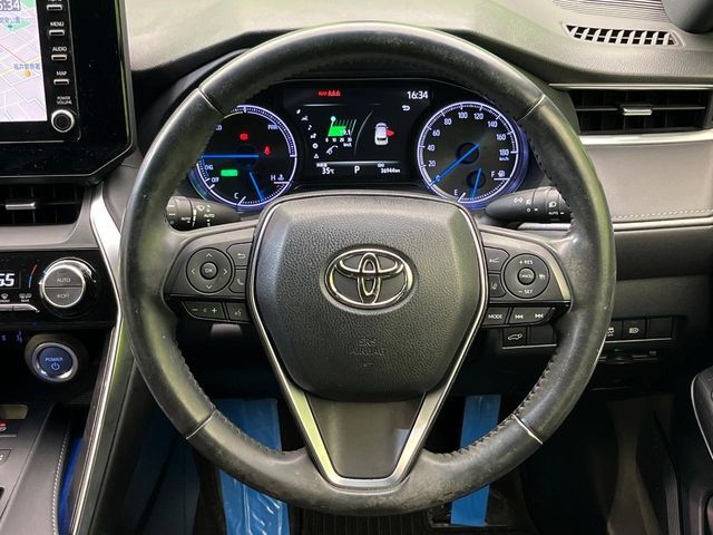 【問合せ：0776-53-4907】【純正革巻きステアリング】上質な革を使用することで、手にしっかり馴染みとても運転しやすいハンドルです♪