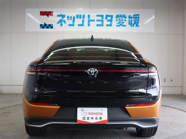 フロントと同様、横一線にシャープな光を放つLEDリヤコンビネーションランプ♪