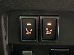 【シートヒーター】寒い日に重宝するシートヒーター！エアコンより早く温まってくれるので寒がりの人も安心ですね♪エアコンの温風は乾燥するから苦手、という方にもをおすすめです。