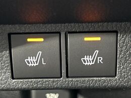 【シートヒーター】寒い日に重宝するシートヒーター！エアコンより早く温まってくれるので寒がりの人も安心ですね♪エアコンの温風は乾燥するから苦手、という方にもをおすすめです。