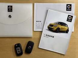 ■禁煙車　■新車時保証書　■取扱説明書　■スペアキー　■ディーラー点検記録簿(H30、R01、02、04)