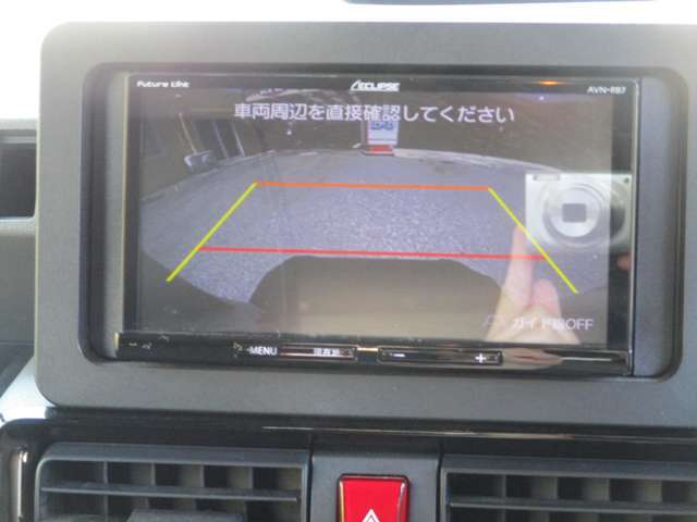 バックカメラ付きで苦手なバックも安心！！