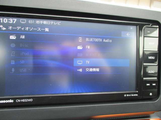 CD、DVD、テレビ、ブルートゥース装備しております！快適な車内環境でドライブをお楽しみください♪