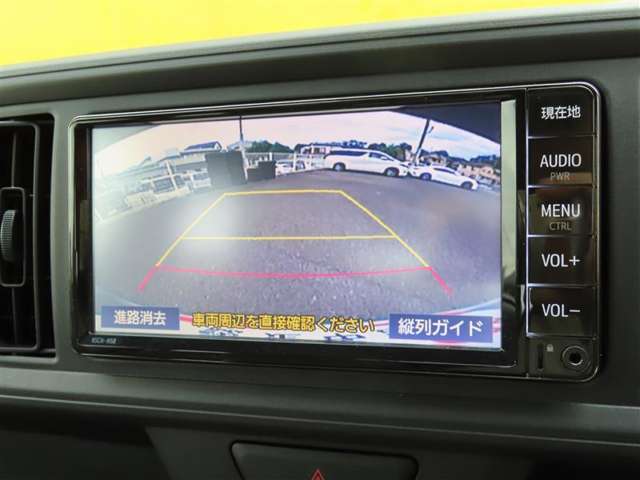 車庫入れもお任せのバックカメラ付き！