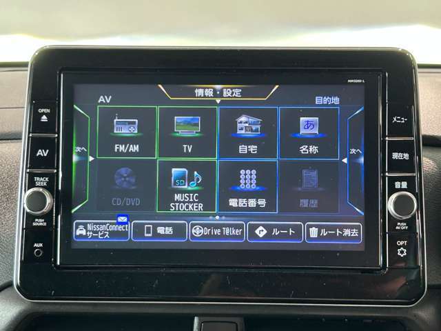 多彩な機能のナビゲーション
