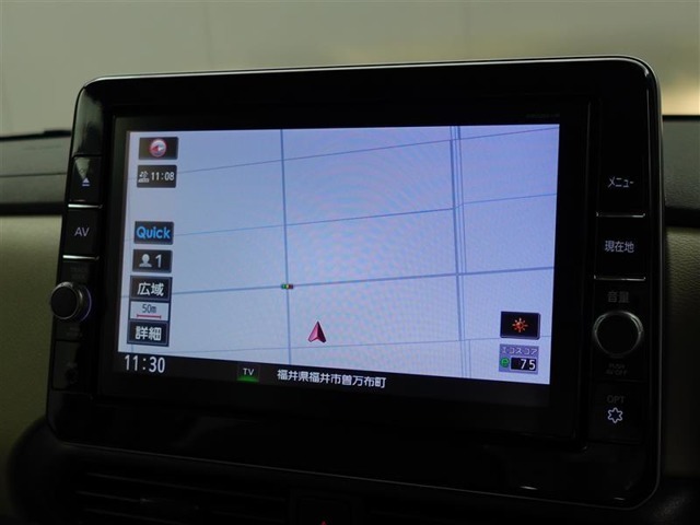 ナビが付いているので、慣れない場所へのお出かけもラクラク