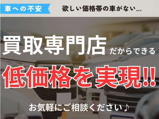 金額はもちろん、全車しっかりと点検・整備を行い、お客様にお届けいたします。