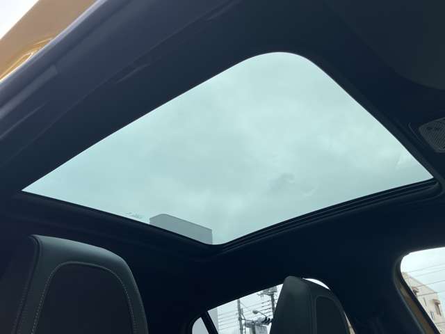 大きなガラスルーフは車内に明かりを取り込み、明るい車内を演出してくれます！