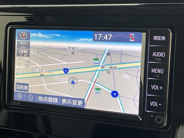 【純正ナビ】専用設計で車内の雰囲気にマッチ！ナビ利用時のマップ表示は見やすく、いつものドライブがグッと楽しくなります！