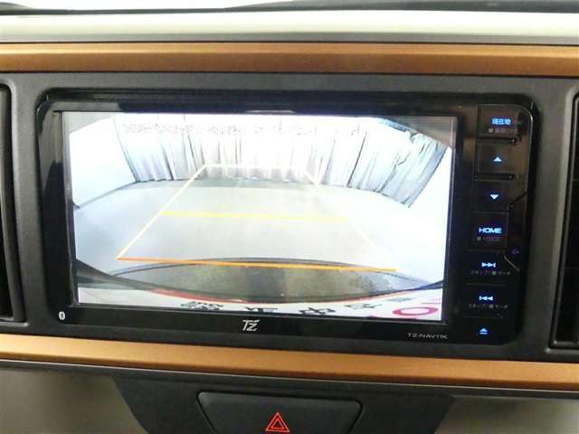 バックガイドモニターで、後方を確認しながら安心して駐車することができます。運転初心者も熟練者も必須の機能ですよ！