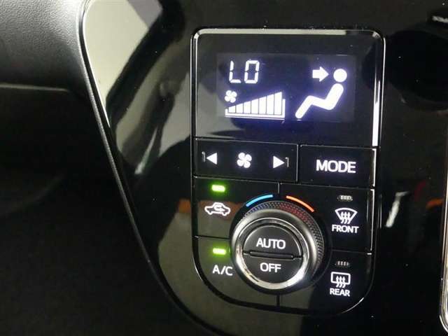 オート式のエアコンで使い方も簡単