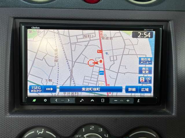 ナビ付きで迷わず安心です♪