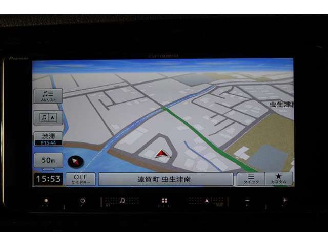ナビ付きで遠くのドライブでも安心して目的地まで案内してくれます。