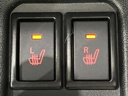 【シートヒーター】寒い日に重宝するシートヒーター！エアコンより早く温まってくれるので寒がりの人も安心ですね♪エアコンの温風は乾燥するから苦手、という方にもをおすすめです。
